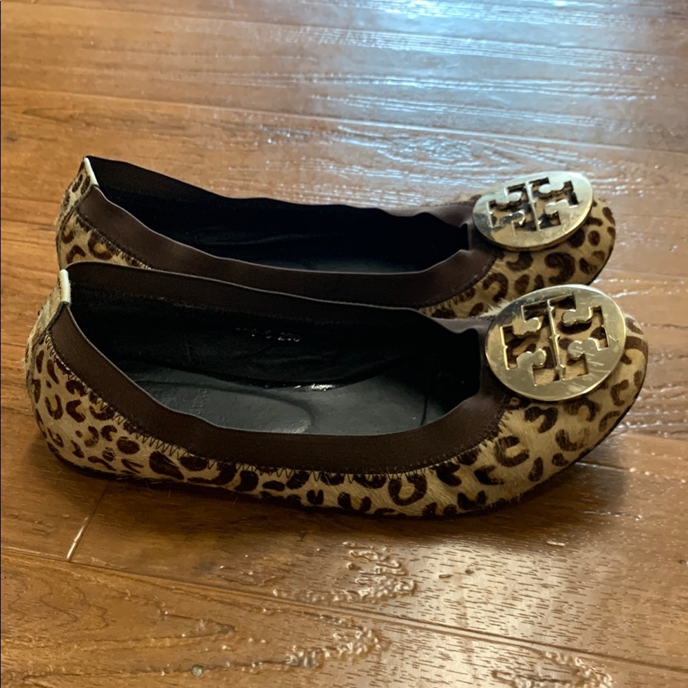 Tory Burch Leopard Print Ballet Flats